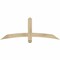 Ekena Millwork Bellingham Rough Sawn Timber Gable Bracket, Douglas Fir, 60"W x 22"H x 2"D x 4"F, 9/12 Pitch GBW060X22X0204BEL00RDF - alternate 1